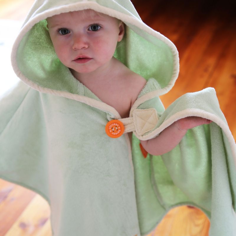 Poncho de bain tortue menthalo personnalisable (0-5 ans) L'oiseau bateau Produit 4