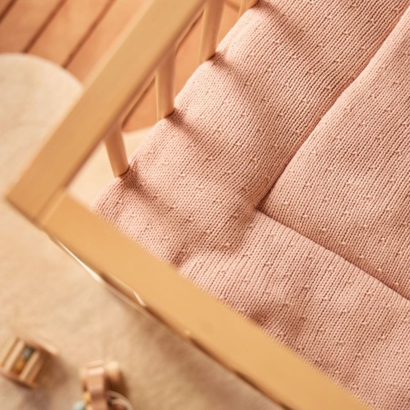Tapis de jeu Sprinkle Knit Silk Rose (75 x 95 cm) Jollein Ambiance 6
