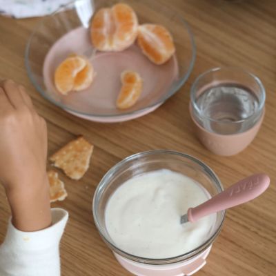 Coffret repas en verre X DURALEX Barbe à papa