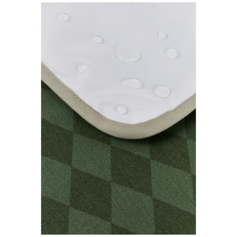 Tapis à langer imperméable Hyde Park Forest Green Diamonds Nobodinoz Produit 4