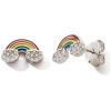 Boucles d'oreilles Arc-en-ciel Oxydes (argent 925) Baby bijoux Produit 1