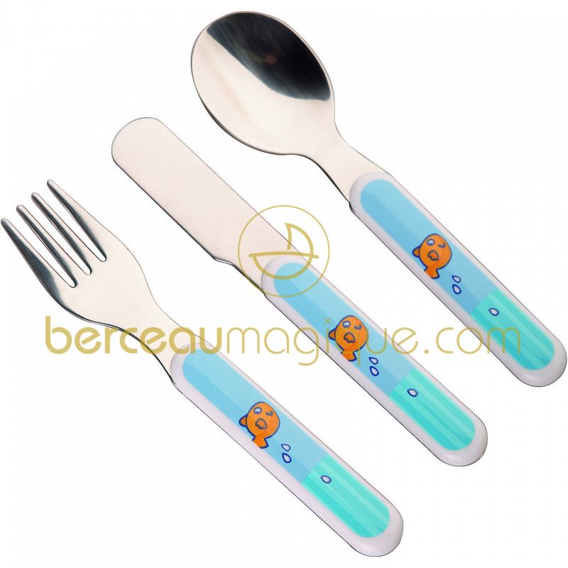 Set de couverts mélamine Gentils crocodiles Haba