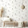 Papier peint Oies et nuages sepia (50 cm x 10m)  Lilipinso Ambiance 6