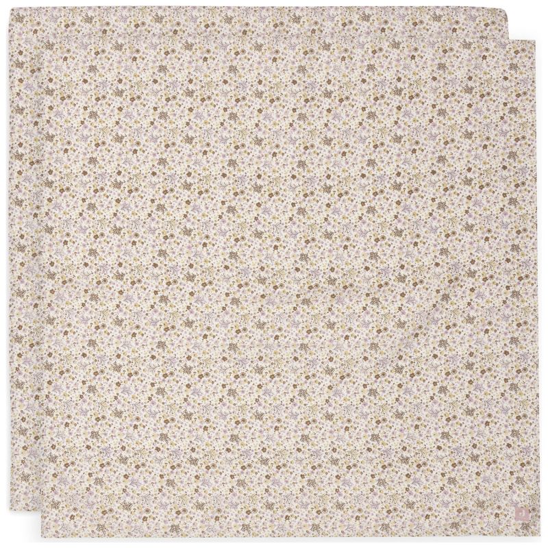 Lot de 2 maxi-langes en coton Flower Fairies (115 x 115 cm) Jollein Produit 1