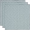 Lot de 3 langes en coton Miffy Silhouettes Sea Green (70 x 70 cm) Jollein Produit 1