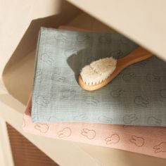 Lot de 3 langes en coton Miffy Silhouettes Sea Green (70 x 70 cm)