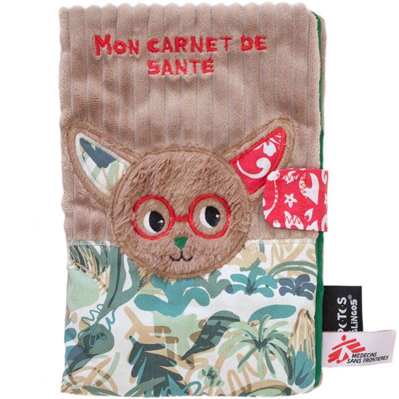 Protège carnet de santé Les Ptipotos Tamalou le fennec Les Déglingos