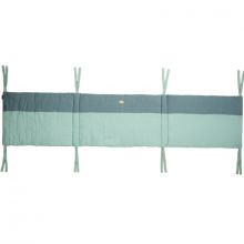 Tour de lit adaptable Nos jolis songes vert (pour lits 60 x 120 et 70 x 140 cm)  par Candide