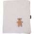Couverture réversible en mousseline Teddy beige (80 x 100 cm) - Childhome