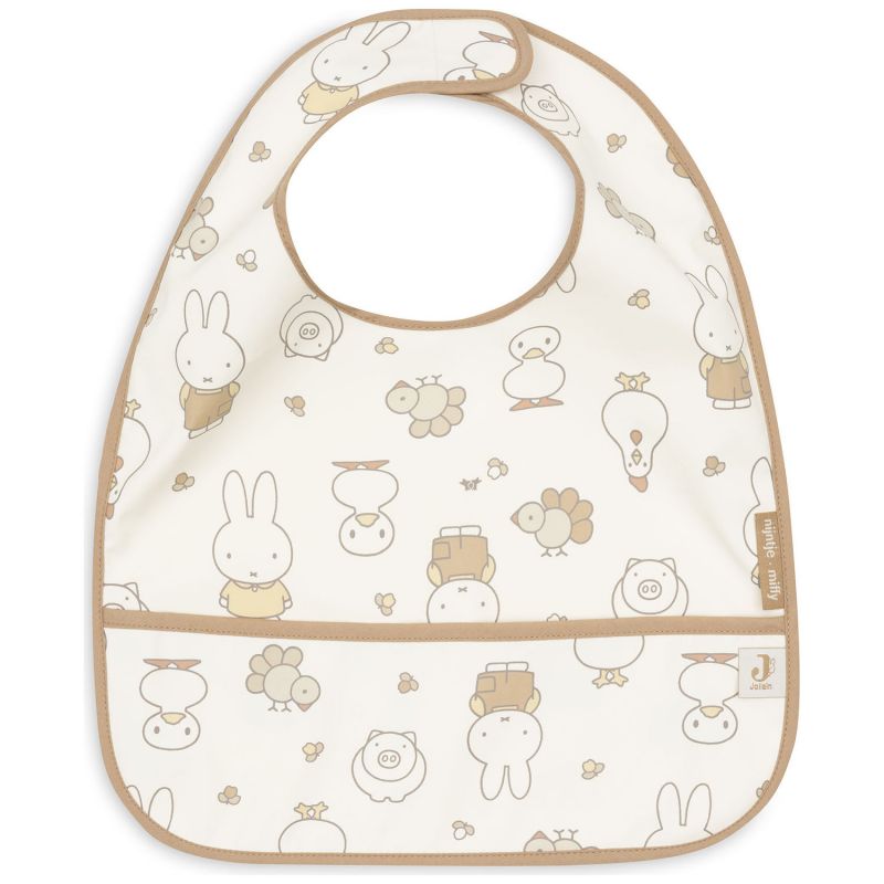 Lot de 2 bavoirs plastifiés Miffy Family Farm Jollein Produit 4