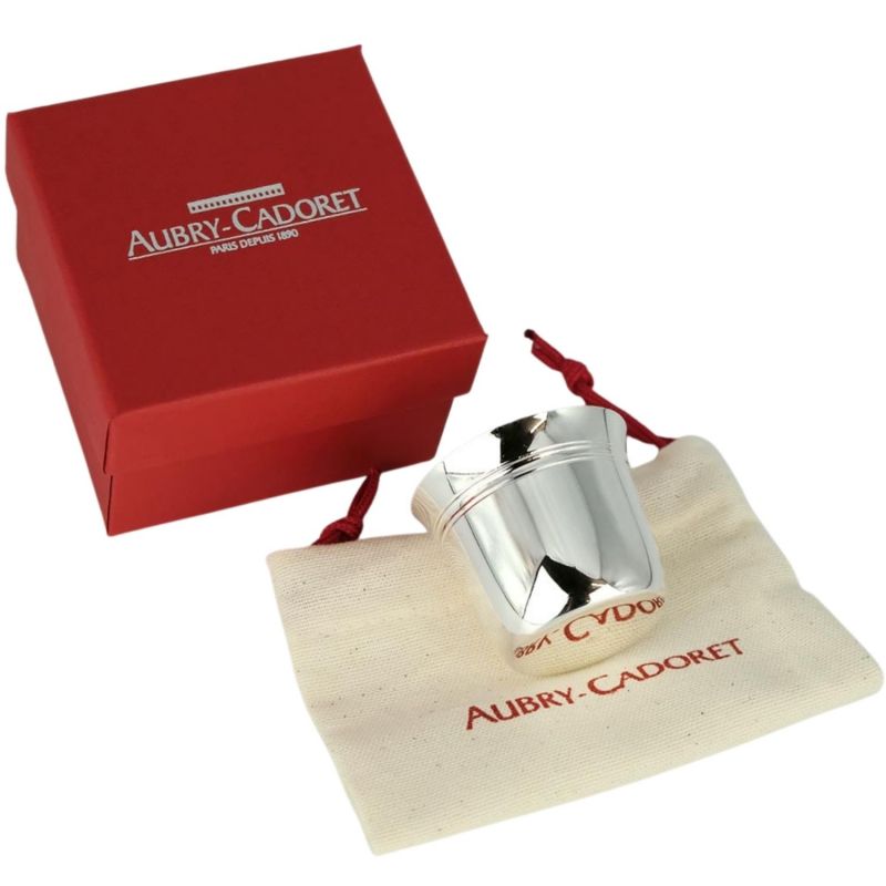 Coquetier évasé Filets personnalisable (Métal argenté) Aubry-Cadoret Produit 3