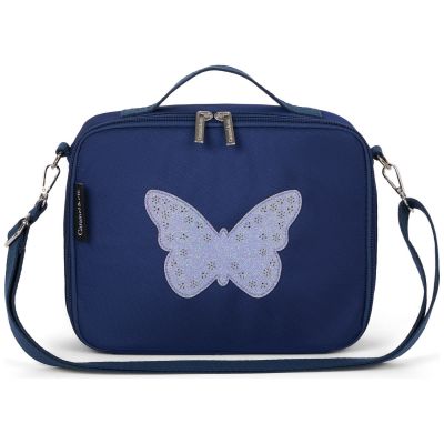 Sac isotherme Papillon Paillette Bleu Caramel & Cie