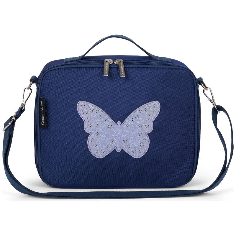 Sac isotherme Papillon Paillette Bleu Caramel & Cie Produit 1