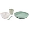 Coffret repas silicone 4 pièces Sage Green Béaba Produit 3