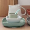 Coffret repas silicone 4 pièces Sage Green Béaba Ambiance 4