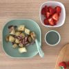 Coffret repas silicone 4 pièces Sage Green Béaba Ambiance 5