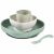 Variation Vert sauge du produit Coffret repas silicone 4 pièces Sage Green de la marque Béaba