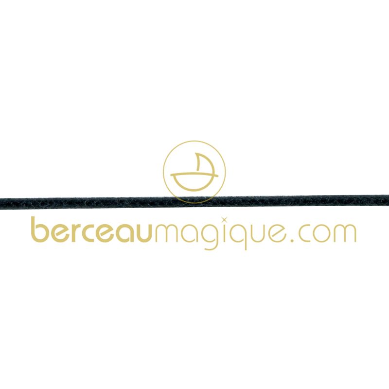 Cordon supplémentaire réglisse pour bracelet Mikado