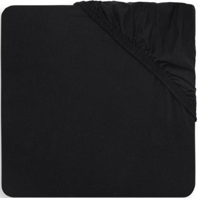 Drap housse noir (60 x 120 cm)  par Jollein