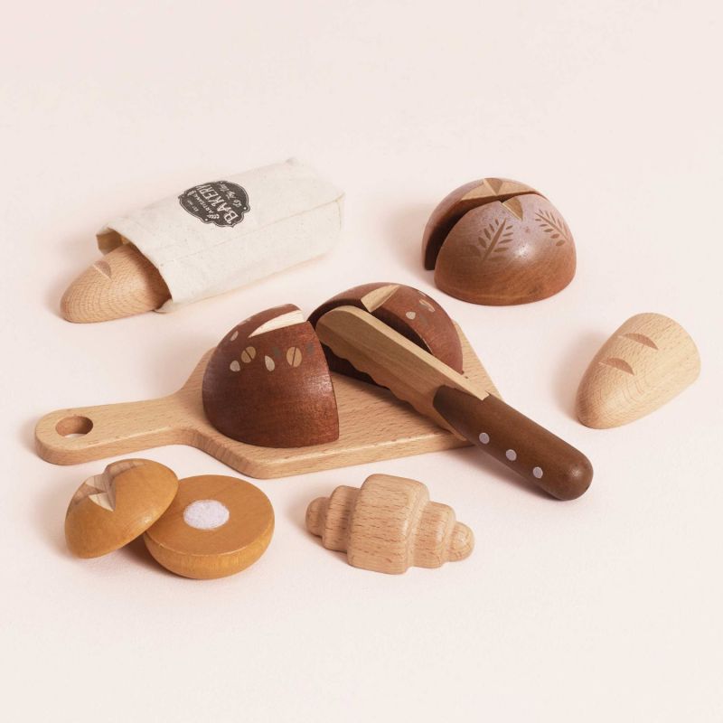 Ensemble de baguette et pains artisanaux en bois FSC Le Toy Van Ambiance 3