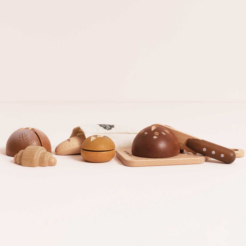 Ensemble de baguette et pains artisanaux en bois FSC Le Toy Van Ambiance 4