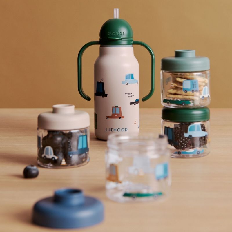 Lot de 4 boîtes alimentaires Dominique Cars Sandy Liewood Ambiance 2