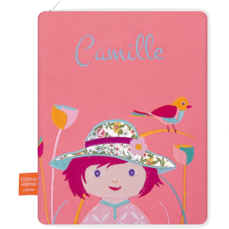 Protège carnet de santé mome à l'oiseau (personnalisable) L'oiseau bateau