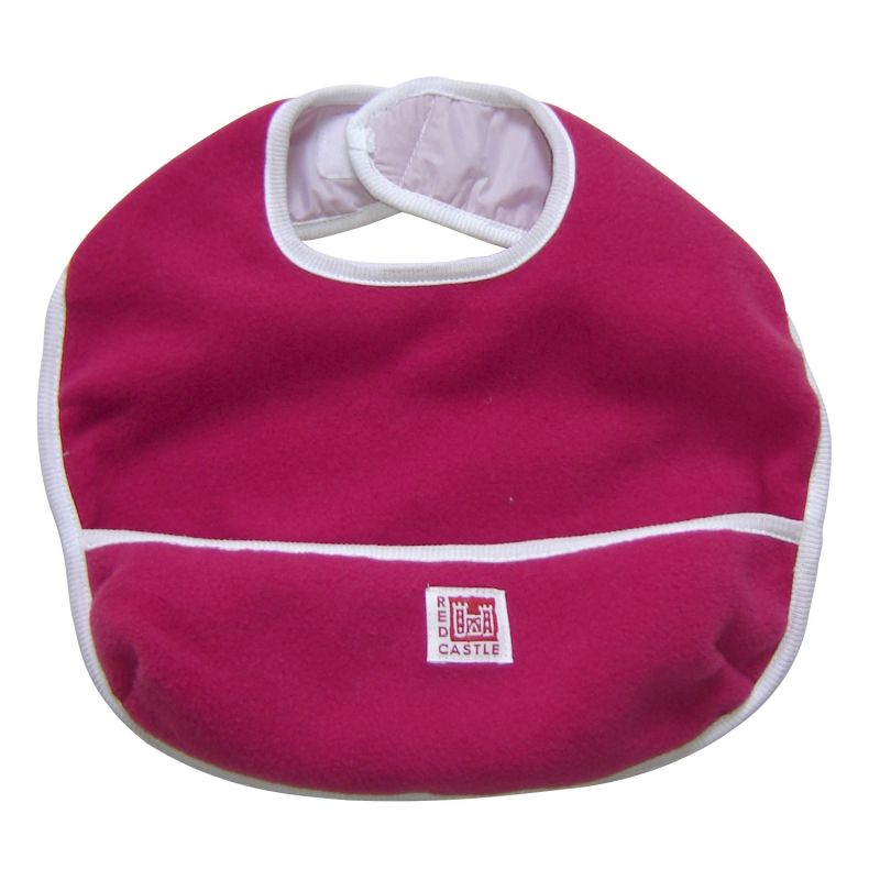 Bavoir polaire framboise (6-18 mois) Red Castle