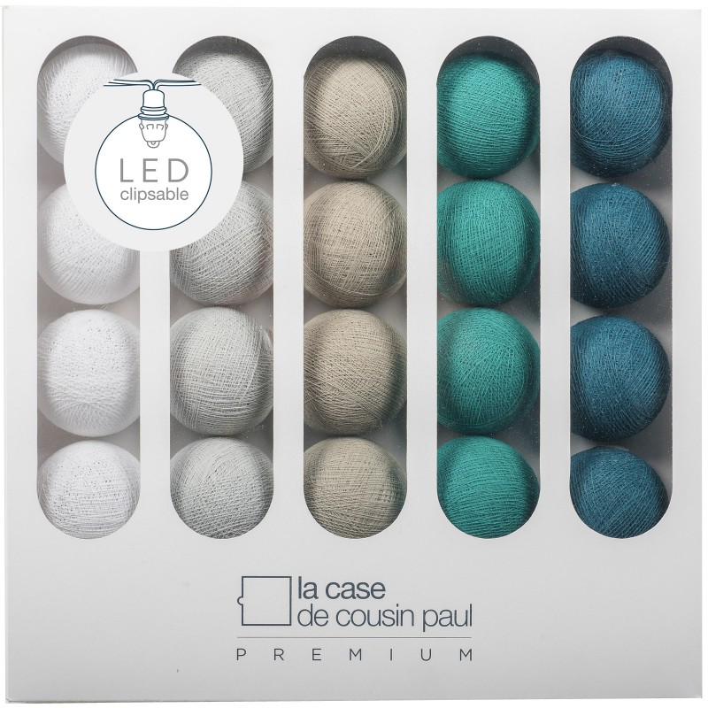 Coffret guirlande lumineuse à LED clipsable Premium Miles La case de cousin paul