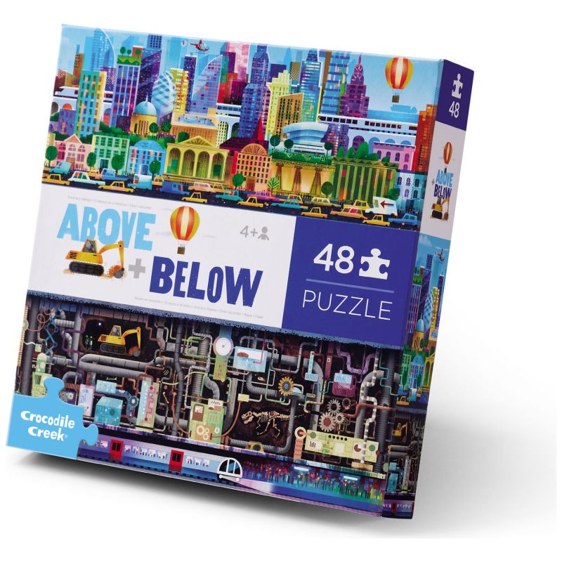 Puzzle La ville (48 pièces) Crocodile Creek Packaging 1