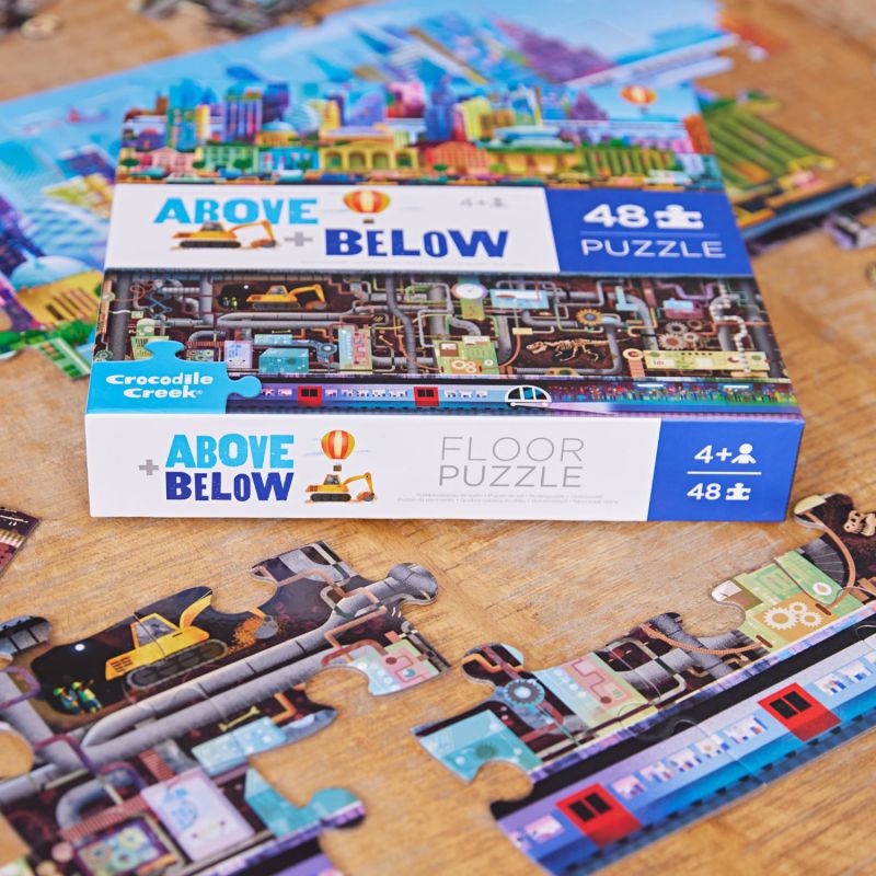 Puzzle La ville (48 pièces) Crocodile Creek Ambiance 5