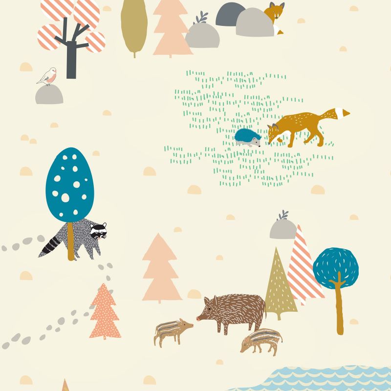 Papier peint Forêt (2,5 m) Mimi'lou
