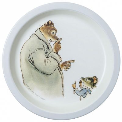 Assiette plate Ernest et Célestine bleu Petit Jour Paris