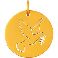 Médaille colombe ajourée (or jaune 18 carats)  par Maison La Couronne