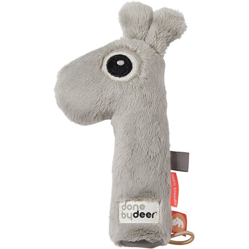 Hochet pouët Raffi la girafe gris (17 cm) Done by Deer
