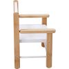 Petit fauteuil avec accoudoirs Juliette Hybride blanc  par Combelle