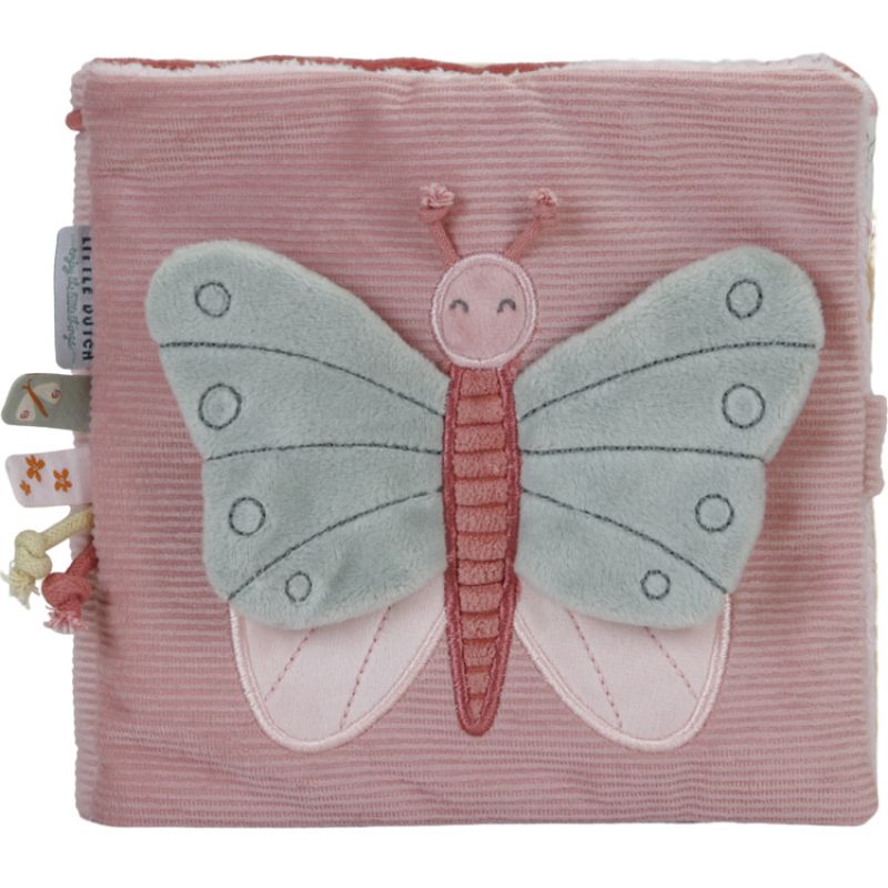 Livre bébé d'activités Flowers & Butterflies Little Dutch