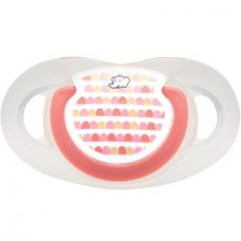 Lot de 2 sucettes physiologiques Maternity Dental safe en silicone Little valleys rouge (0-6 mois)  par Bébé Confort