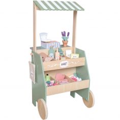 Stand de marché en bois - Jabadabado