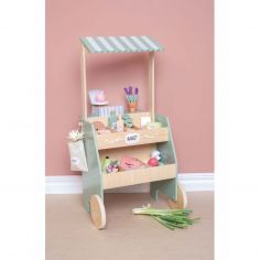 Stand de marché en bois