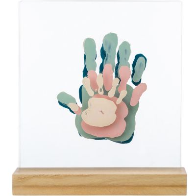 Cadre transparent 4 empreintes Family Prints  par Baby Art