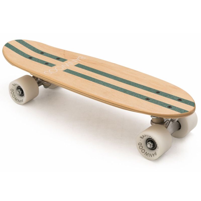 Skateboard bleu vert Banwood Produit 1 grande taille