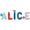 Lettre en tissu à suspendre L Alice (9,5 cm)  par Lilliputiens