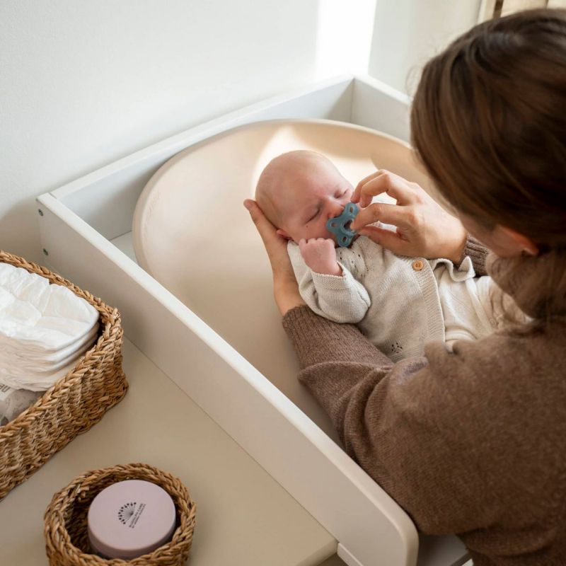 Matelas à langer toucher doux Bobbie 2.0 Crème - Reconditionné Filibabba Produit 6