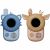Variation Beige, marron, bleu du produit Paire de Talkie-Walkie Zoo Racoon-Deer de la marque The Zoofamily