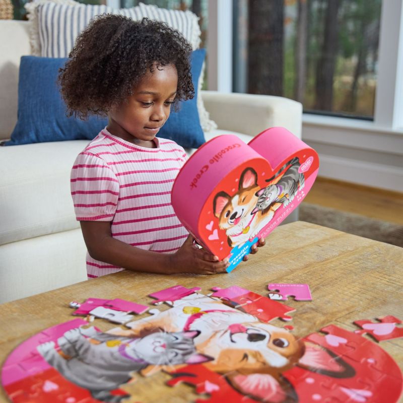 Puzzle Friends Furrever (36 pièces) Crocodile Creek Ambiance 4