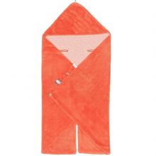 Couverture nomade Trendy Wrapping Sunset Coral (80 x 80 cm)  par Snoozebaby