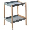 Table à langer Margot en bois hybride bleu gris  par Combelle