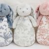 Peluche bruit blanc lapin Toile de Jouy gris Tartine et Chocolat Ambiance 6