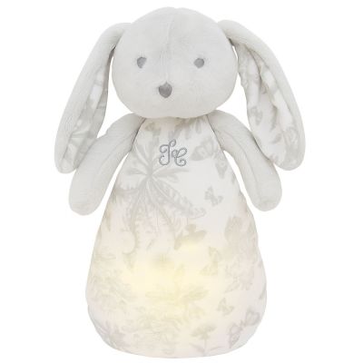 Peluche bruit blanc lapin Toile de Jouy gris Tartine et Chocolat